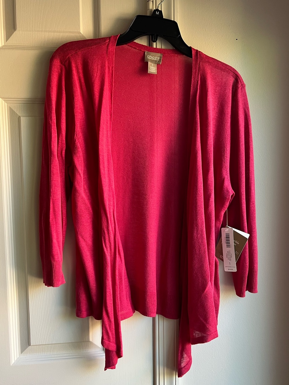 Chico’s Yelena Convertible Cardigan - Botanical Rose NWT